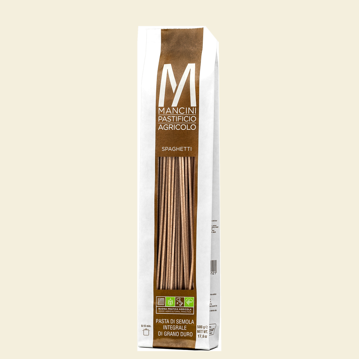 Whole Wheat Spaghetti — pasta_mancini_spaghetti_integrali_F4EFDD.png